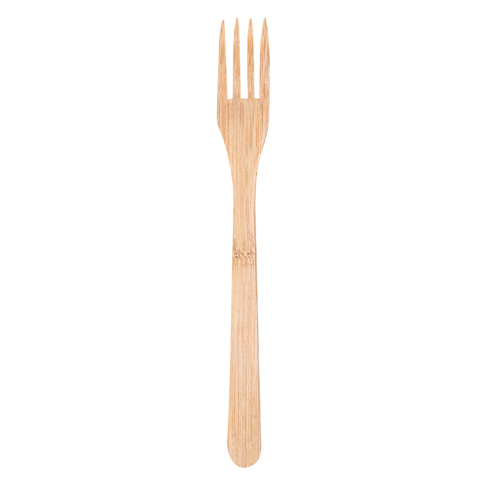 Bambuddha Natural Bamboo Fork - 8" - 100 count box